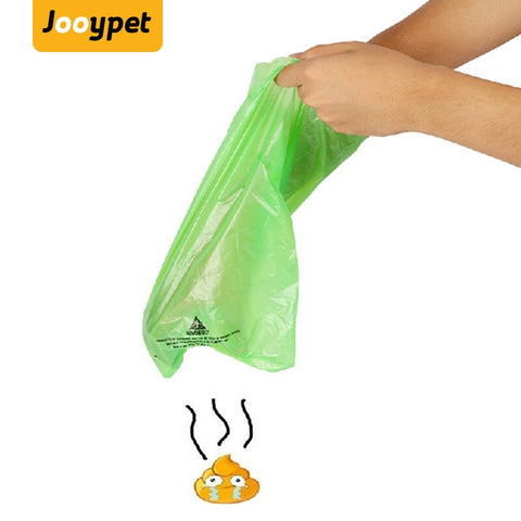 JOOYPET 10Rolls Pet Trash Fouling Shot Garbage Chute Waste Roll Biodegradable Custom On Plastic Dog Poop Waste Bin Bag