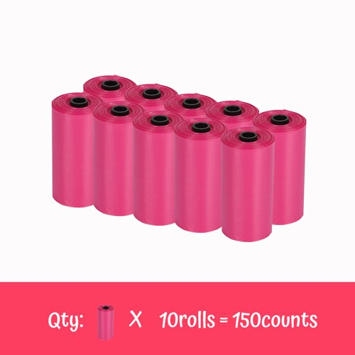 JOOYPET 10Rolls Pet Trash Fouling Shot Garbage Chute Waste Roll Biodegradable Custom On Plastic Dog Poop Waste Bin Bag