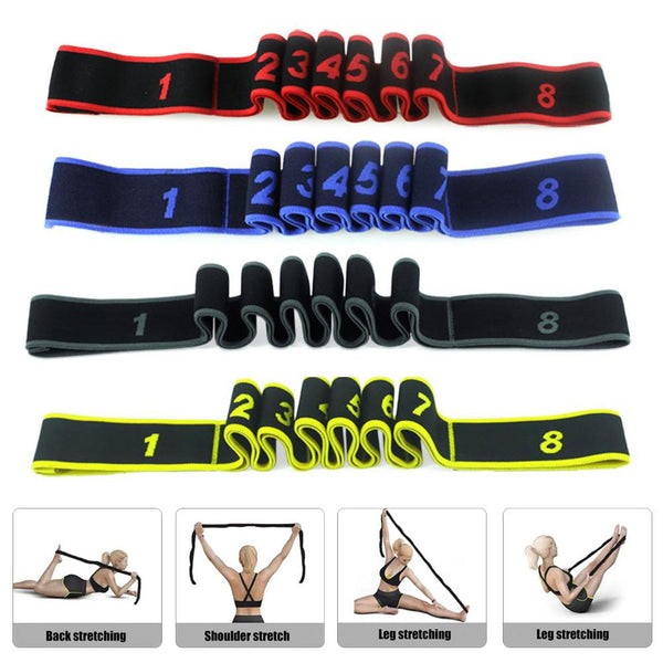 Strength Pilates Sport Training Workout Elastic Rope Fitness Exercise Yoga Stretching Resistance Band Indoor Fitness Equipment